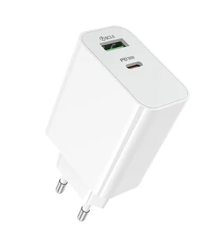 СЗУ Borofone BA108A Stellar PD30W+QC3.0 (1USB-A/1C) White