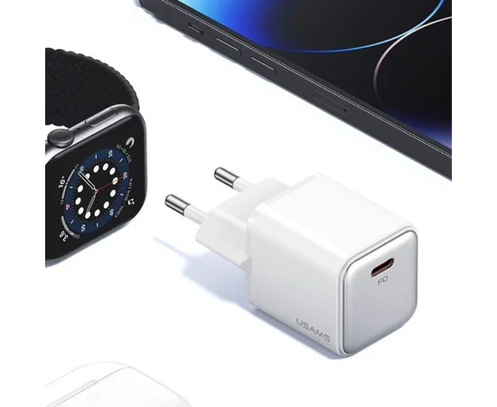 СЗУ Usams US-CC183 PD20W 1C X-ron Series White