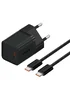 СЗУ Baseus GaN5 Fast Charger (mini) 30W (1USB-C) + кабель Type-C to Type-C (P10110902) Cluster Black