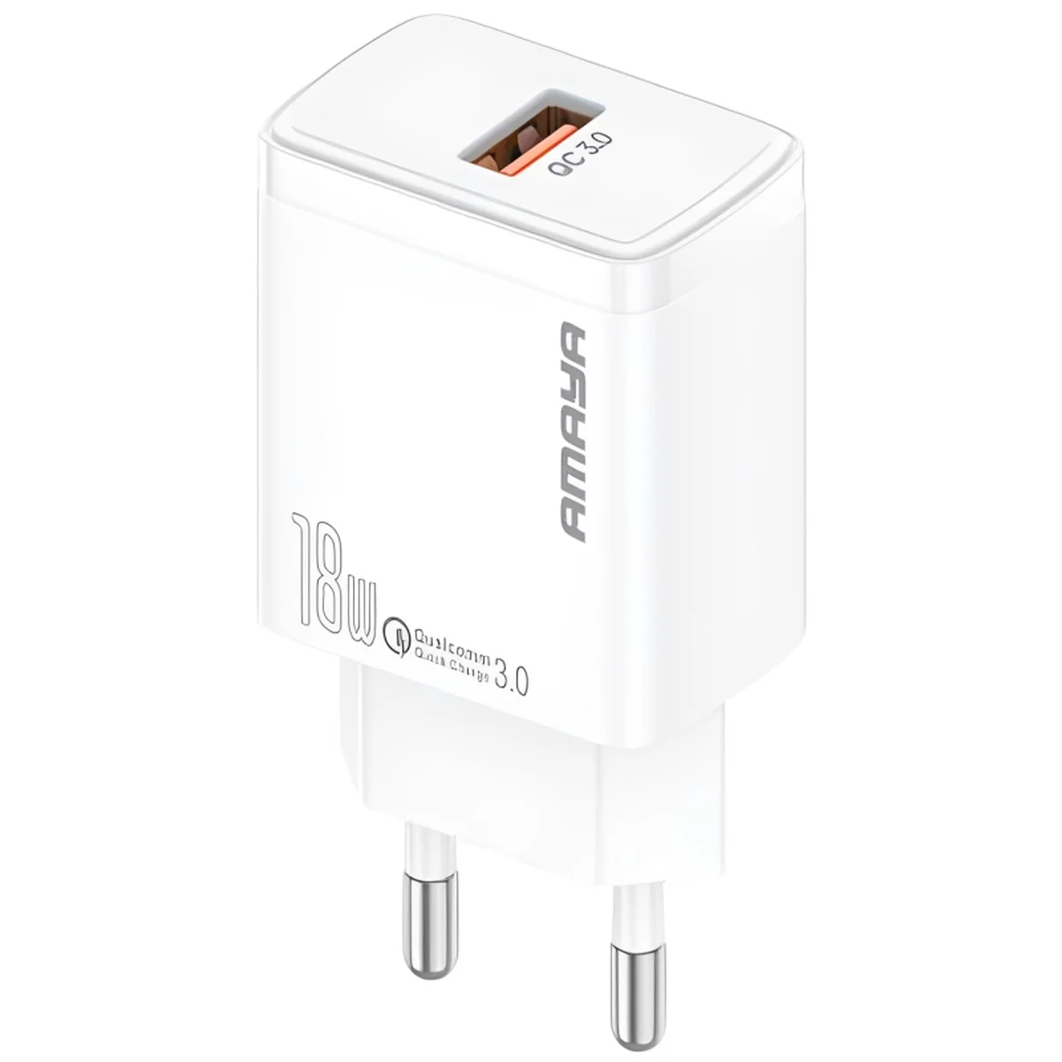 СЗУ Amaya E59S QC3.0 18W (1USB-A) White