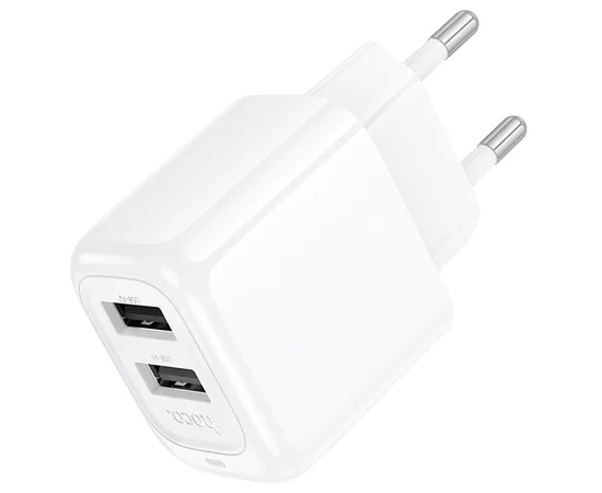 СЗУ Hoco CS51A Surplus (2USB-A) White