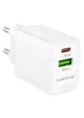 СЗУ Borofone BN27 Fuente PD20W+QC3.0 (1USB-A/1C) White
