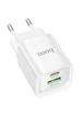 СЗУ Hoco C147A PD20W+QC3.0 (1USB-A/1C) White