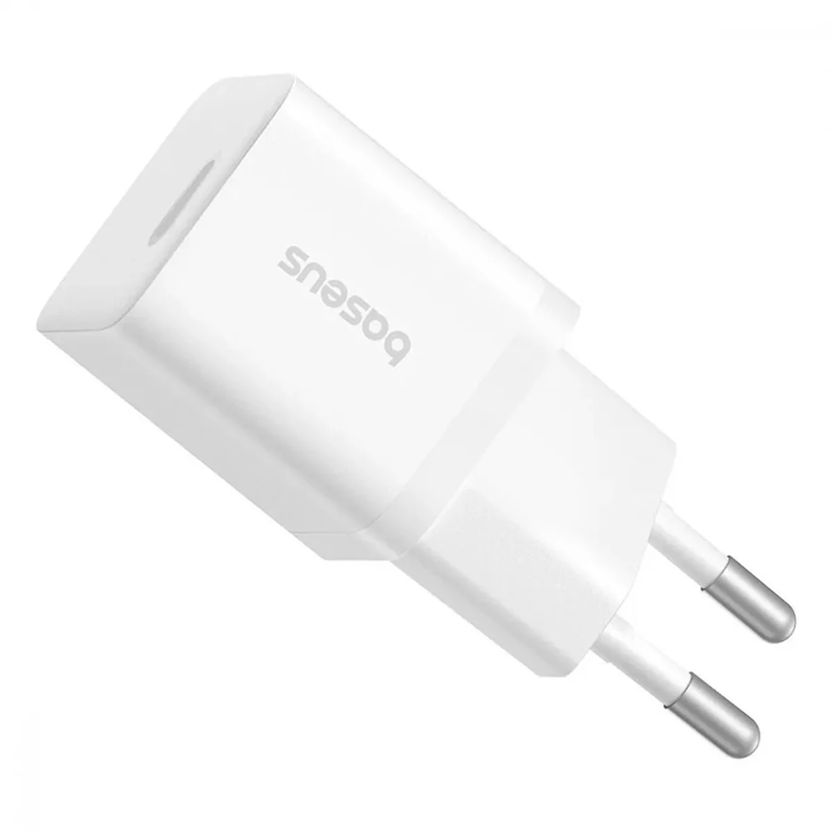 СЗУ Baseus GaN5 Fast Charger (mini) 1C 25W + Type-C to Type-C (P10110909113) Moon White