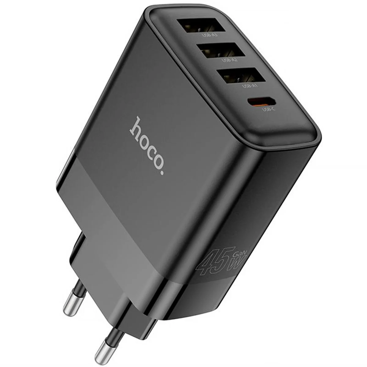 СЗУ Hoco C127A Intelligent PD45W (3USB-A/1C) Black