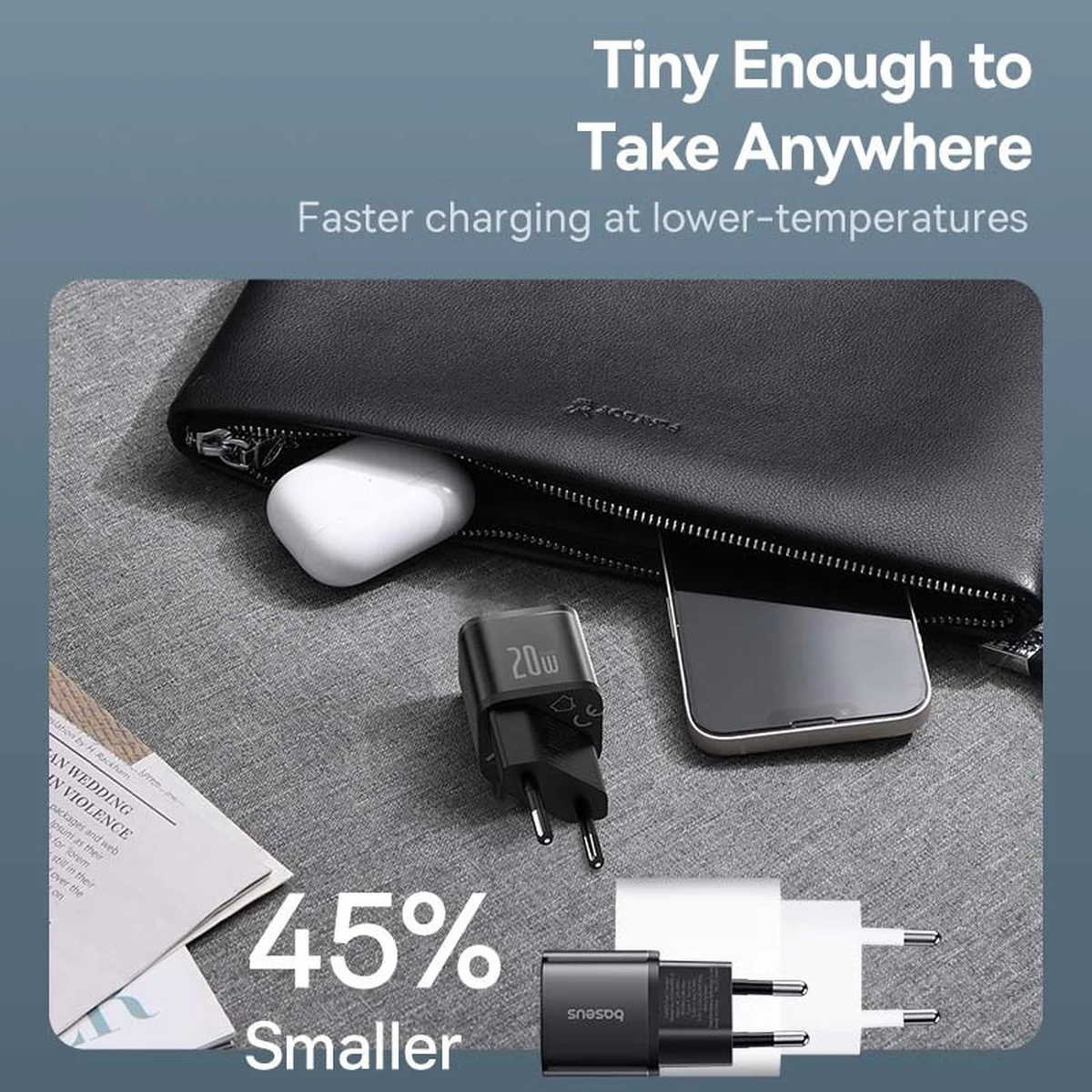 СЗУ Baseus GaN5S OS 1C 20W (P10162503) Cluster Black