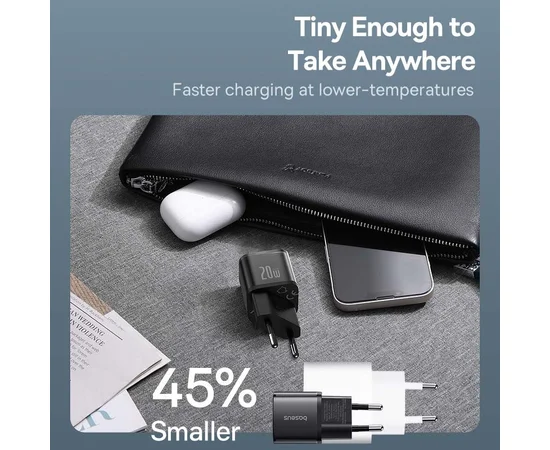 СЗУ Baseus GaN5S OS 1C 20W (P10162503) Cluster Black