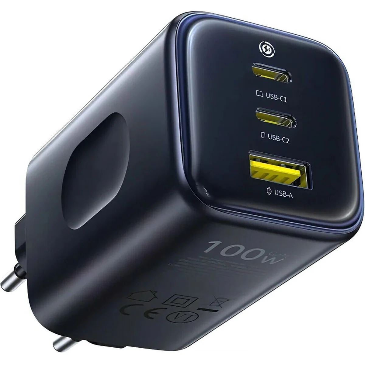 СЗУ Baseus PicoGo AE11 Fast Charger 100W (1USB-A/2C) (E01214) Cosmic Black