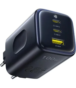 СЗУ Baseus PicoGo AE11 Fast Charger 100W (1USB-A/2C) (E01214) Cosmic Black