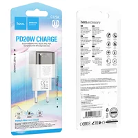 СЗУ Hoco C125A Transparent PD20W (1USB-C) Transparent black