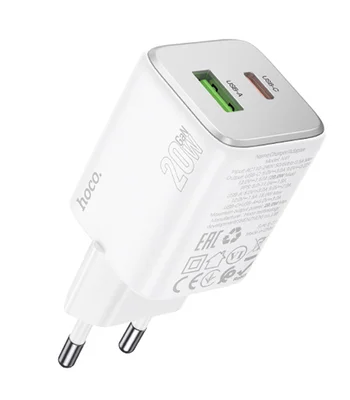 СЗУ Hoco N41 Almighty PD20W+QC3.0 White