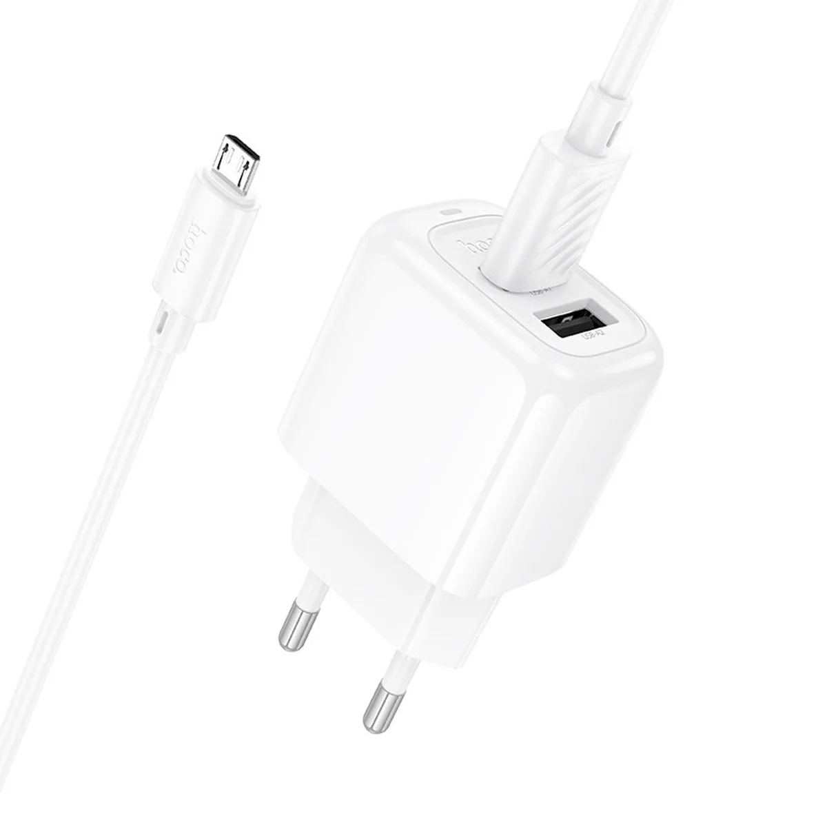 СЗУ Hoco CS51A Surplus (2USB-A) + MicroUSB White