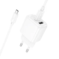 СЗУ Hoco CS51A Surplus (2USB-A) + MicroUSB White