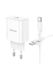 СЗУ Borofone BA81A PD20W (1USB-C) + Type-C to Type-C White