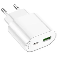 СЗУ Hoco C109A Fighter PD20W+QC3.0 (1USB-A/1C) White
