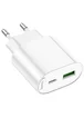 СЗУ Hoco C109A Fighter PD20W+QC3.0 (1USB-A/1C) White