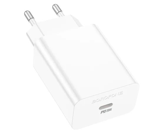 СЗУ Borofone BA21A Pro Long journey PD20W (1USB-C) White