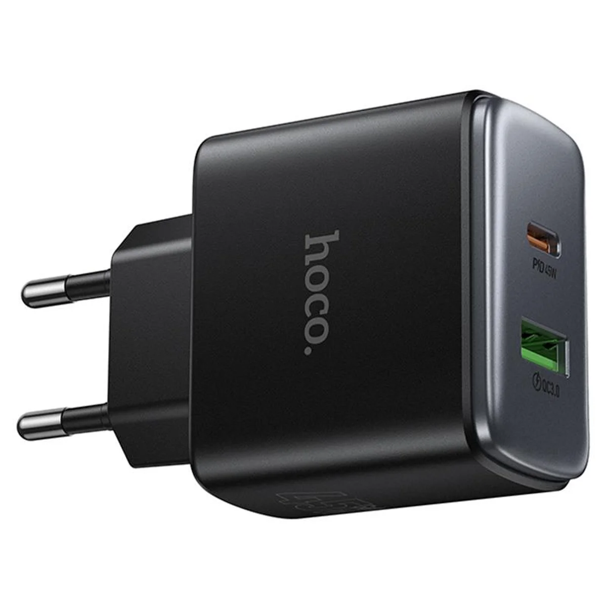 СЗУ Hoco C158A Upgrade PD45W (1USB-A/1C) Black