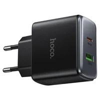 СЗУ Hoco C158A Upgrade PD45W (1USB-A/1C) Black