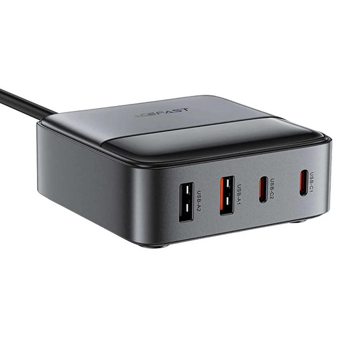 СЗУ Acefast Z6 PD65W GaN (2*USB-C+2*USB-A) Black