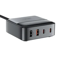 СЗУ Acefast Z6 PD65W GaN (2*USB-C+2*USB-A) Black