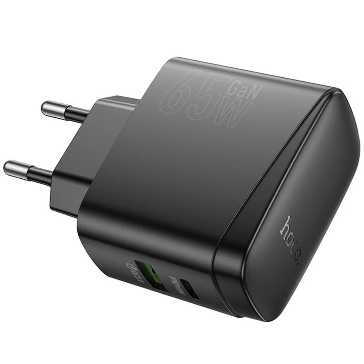 СЗУ Hoco CS63A Bright PD65W (1USB-A/1C) Black