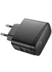 СЗУ Hoco CS63A Bright PD65W (1USB-A/1C) Black