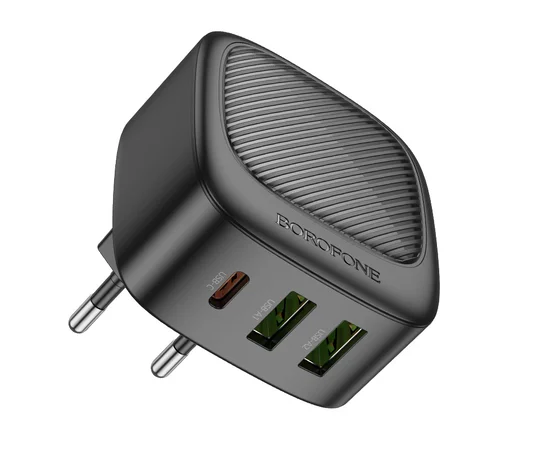 СЗУ Borofone BAS23A Lucky PD30W (1C2A) Black