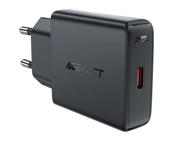 СЗУ Acefast A65 PD20W GaN (USB-C) Black