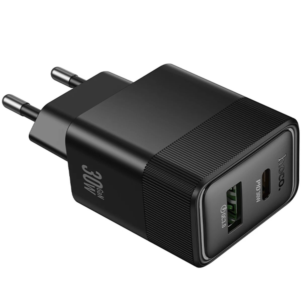СЗУ Hoco CS112A Lounge PD30W+QC3.0 (1USB-A/1C) Black