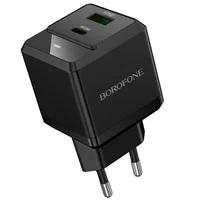 СЗУ Borofone BN19 Intenso PD20W+QC3.0 (1USB-A/1C) Black