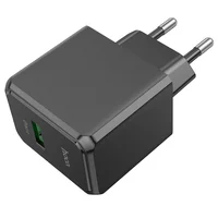 СЗУ Hoco CS12A QC3.0 (1USB-A/18W) Black