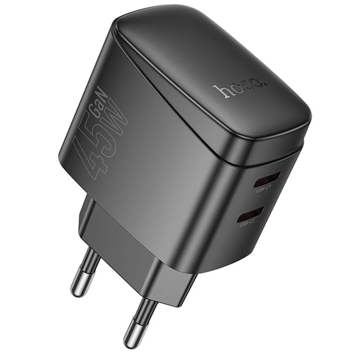 СЗУ Hoco CS62A Bright PD45W (2USB-C) Black
