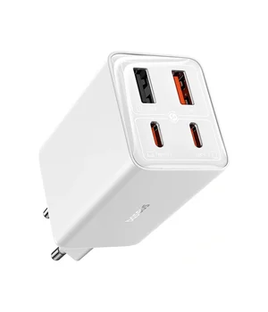 СЗУ Baseus GaN6 Pro OS 2C+2U 65W Type-C to Type-C 100W (1m) (P10162701) White