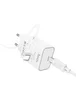 СЗУ Hoco C143A Benefit PD20W (1USB-C) + кабель Type-C to Lightning White