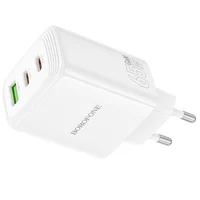 СЗУ Borofone BN32 Cargador PD65W (1USB-A/2C) White