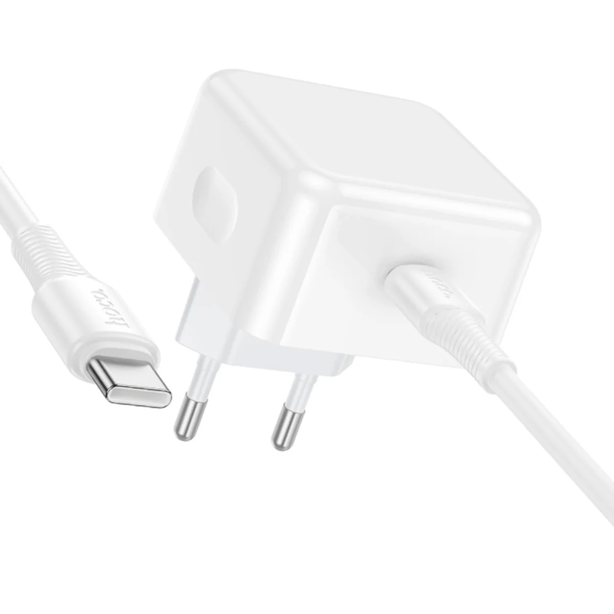 СЗУ Hoco C161A Speed PD40W (1USB-C) + кабель Type-C to Type-C White