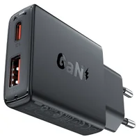 СЗУ Acefast A69 PD30W GaN (USB-C+USB-A) Black