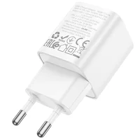 СЗУ Hoco C147A PD20W+QC3.0 (1USB-A/1C) White