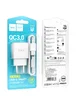 СЗУ Hoco C140A Smart QC3.0 18W (1USB-A) + кабель USB to MicroUSB White
