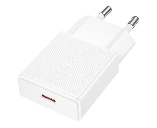 СЗУ Hoco N74 Speed ultra-thin PD25W (1USB-C) White