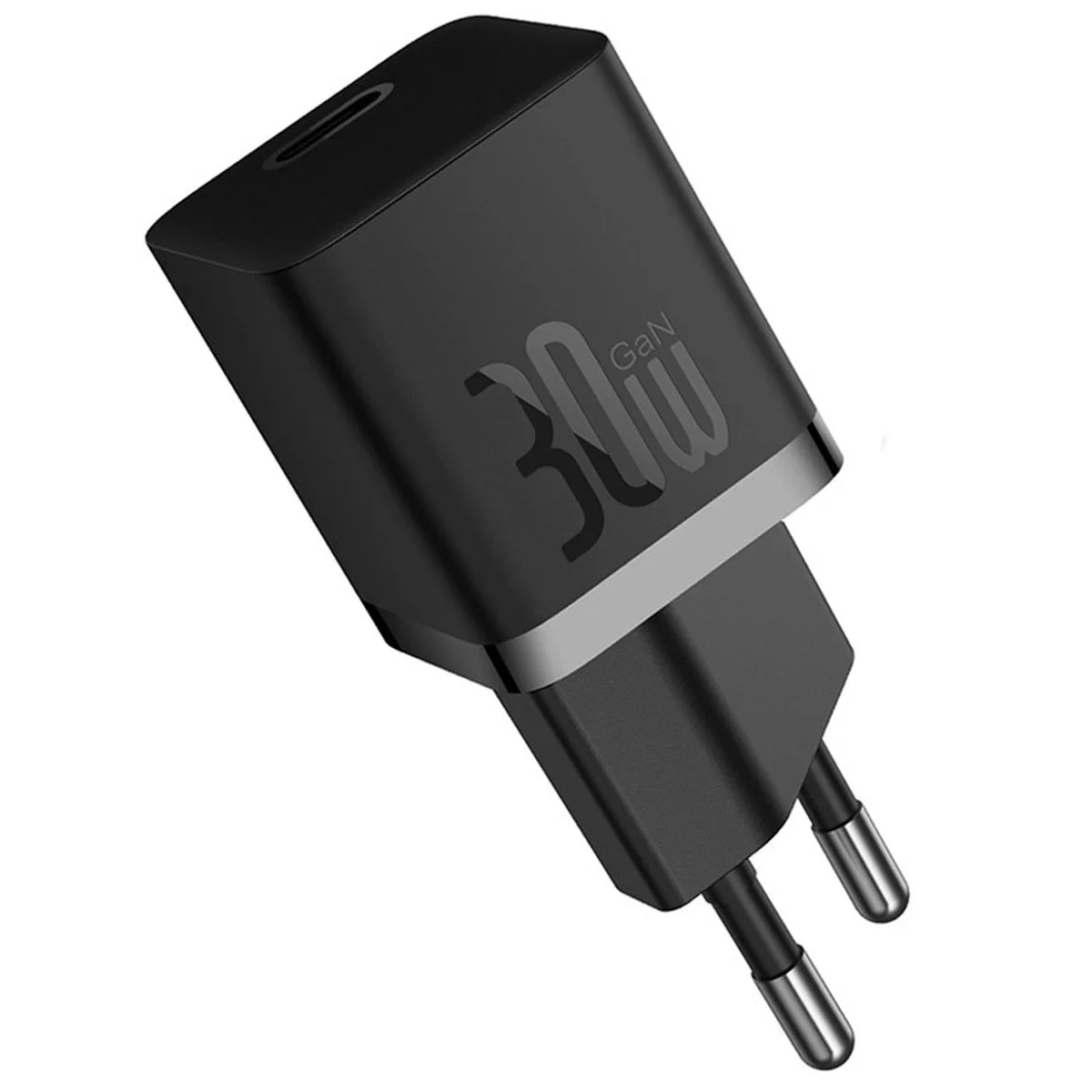 СЗУ Baseus GaN5 Fast Charger (mini) 30W (1USB-C) + кабель Type-C to Type-C (P10110902) Cluster Black