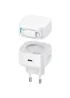 СЗУ Usams US-CC209 GaN With Lightning Magnetic Retractable Cable Module XMF Ser. 35W (2USB-C) White