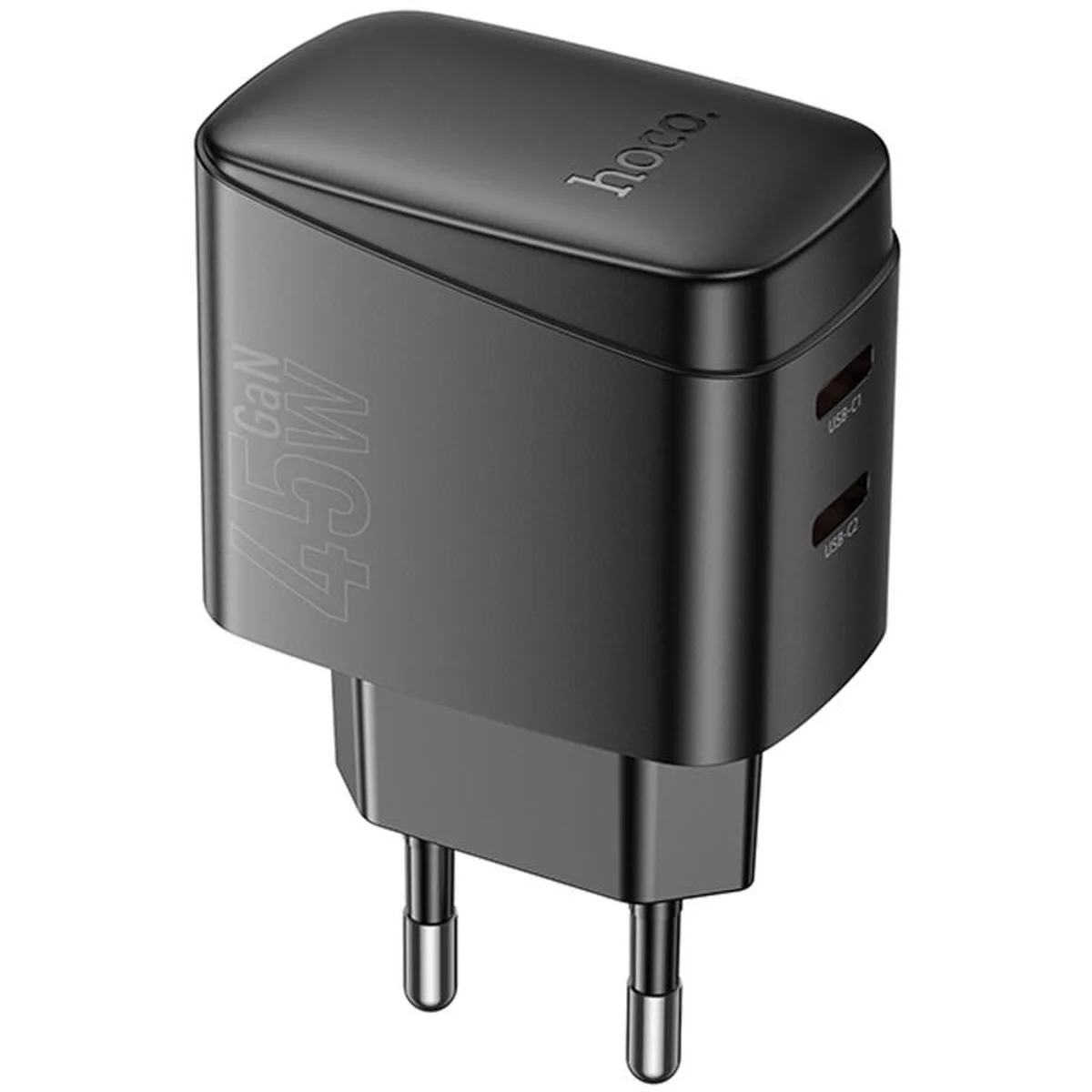 СЗУ Hoco CS62A Bright PD45W (2USB-C) Black