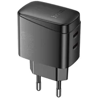 СЗУ Hoco CS62A Bright PD45W (2USB-C) Black