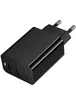 СЗУ Hoco CS95A Leader PD30W+QC3.0 (1USB-A/1C) Black