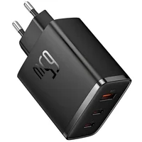 СЗУ Baseus Cube Pro Fast Charger PD65W (1USB-A/2C) (P10111404) Cluster Black