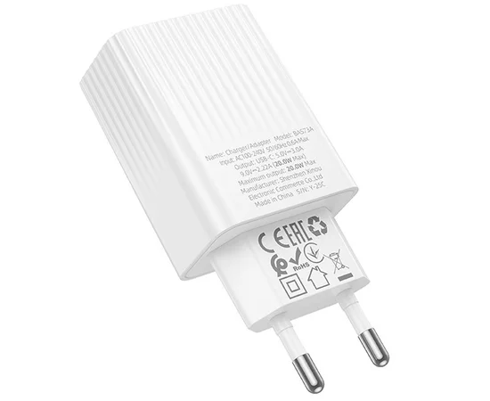 СЗУ Borofone BAS73A Source PD20W (1USB-C) White