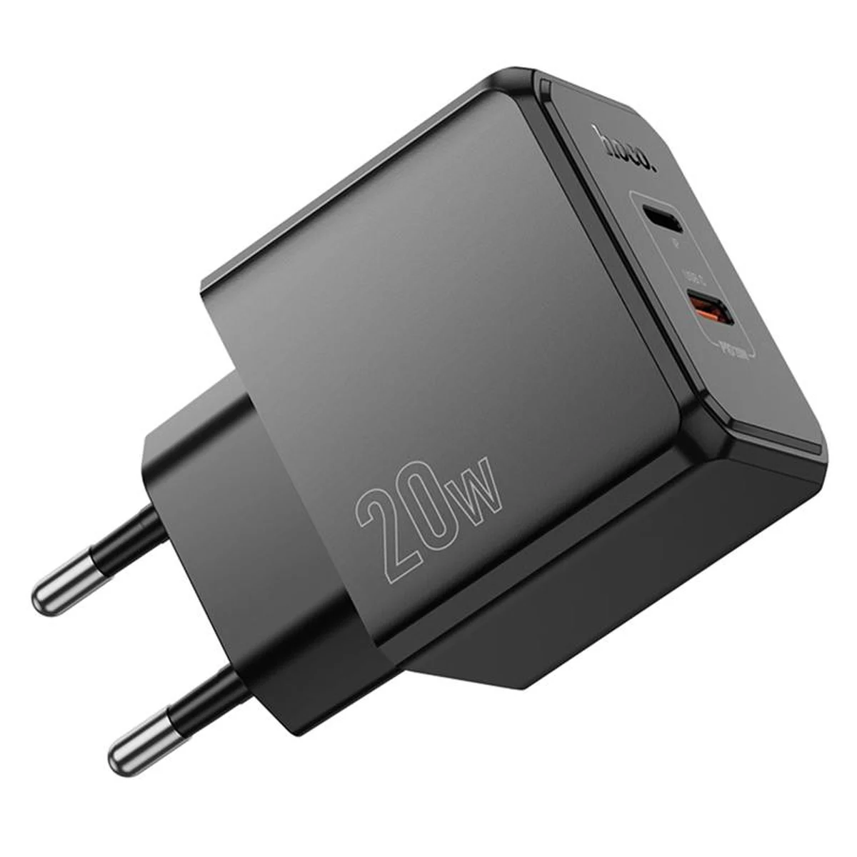СЗУ Hoco CS16A Wish PD20W (1USB-C/1L) Black