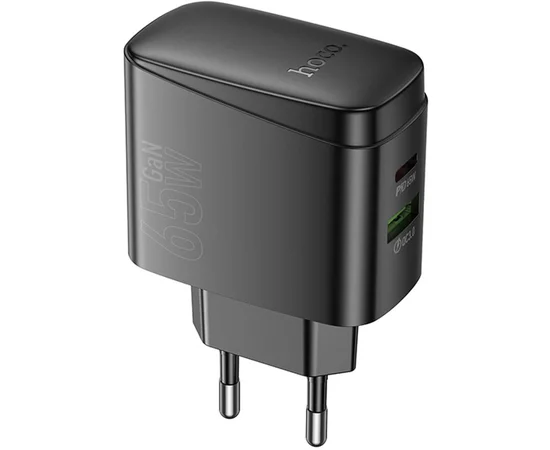 СЗУ Hoco CS63A Bright PD65W (1USB-A/1C) Black